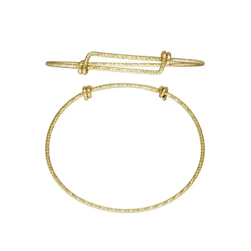 Bracelet réglable rempli d'or 14K, 7.0-8.5 pouces, 1.65mm, breloques Boho, vente en gros, Vintage, c