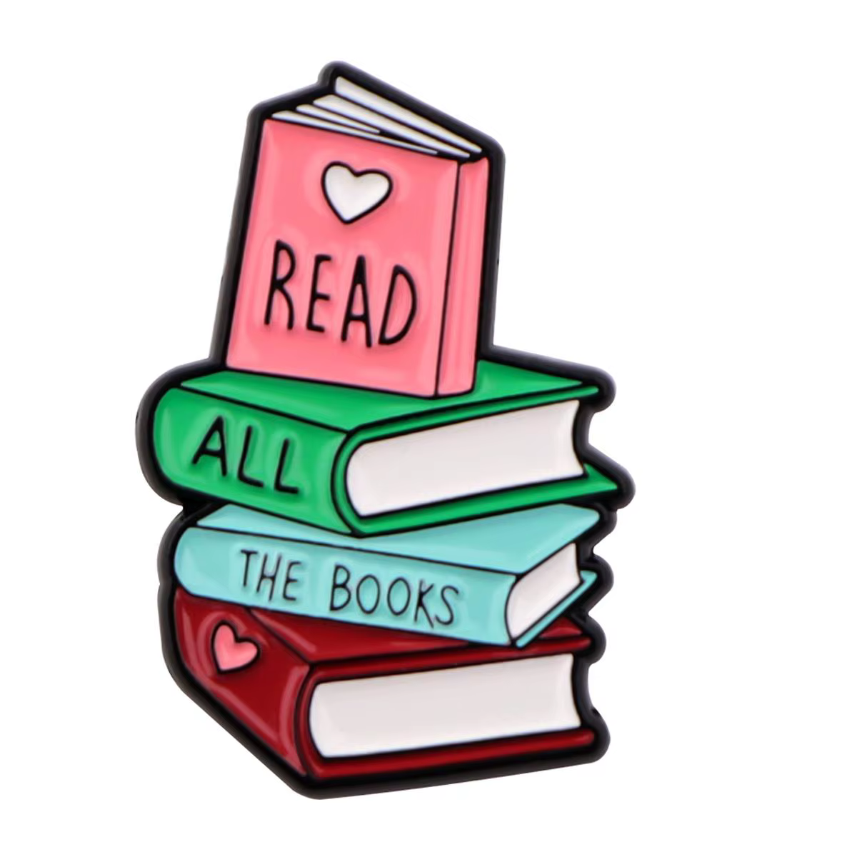 Broches de délice de Bookworm pour femmes, épingle en émail, Badge en métal, bijoux vêtements sac à 