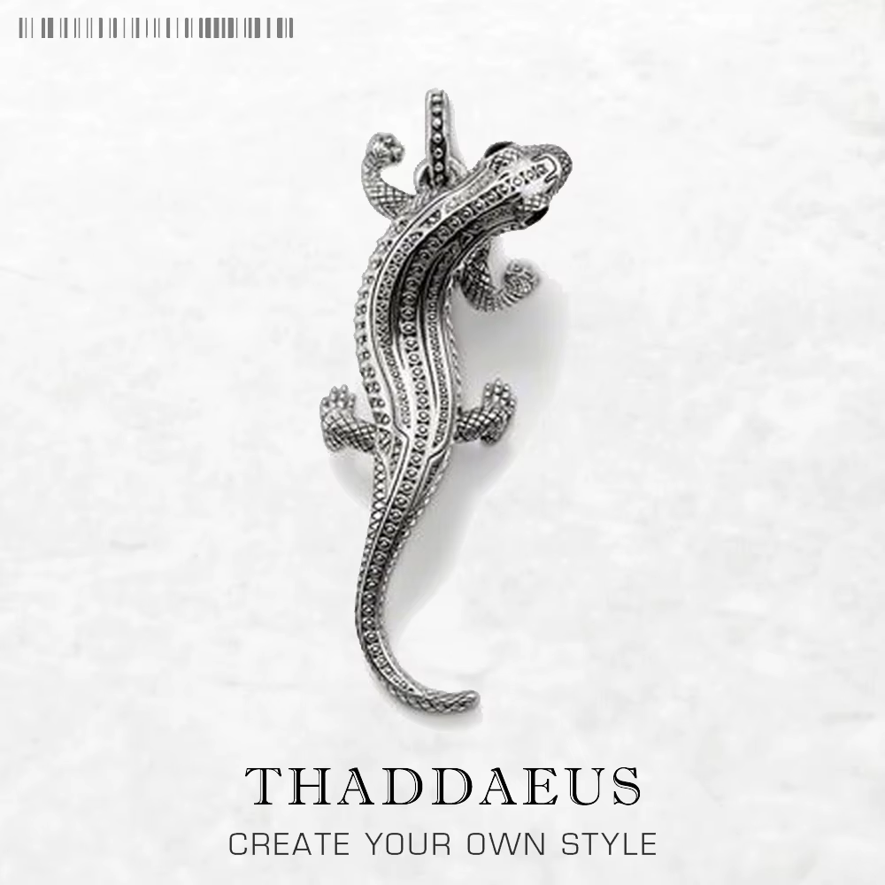 Pendentifs salamandre blanchi, nouveaux bijoux Vitnage, accessoires en argent Sterling 925, cadeau d