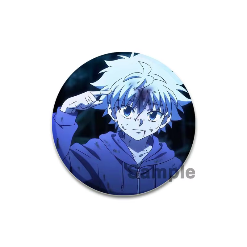 Broche Hunter X Hunter faite à la main pour vêtements, insigne de cosplay de dessin animé, décoratio