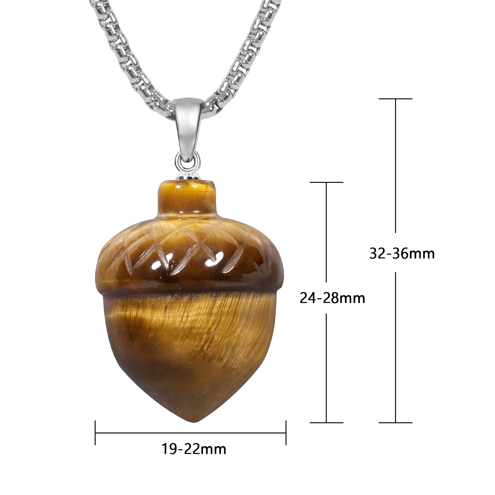 Pendentifs en cristal de noisette sculpté à la main, pierre de guérison, améthyste naturelle, breloq
