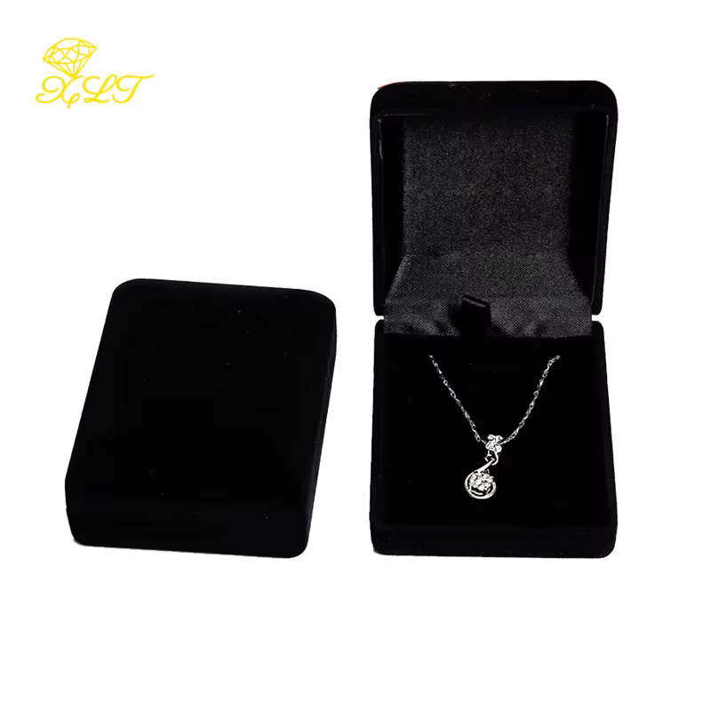 Boîte à bijoux pour pendentif, 1 pièce, coffrets cadeaux, emballage de pendentif, boîte de rangement