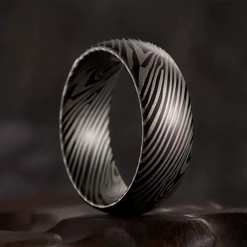 Bague de Couple noire en acier titane, bijoux de mariage pour hommes, nouvelle bague en acier titane