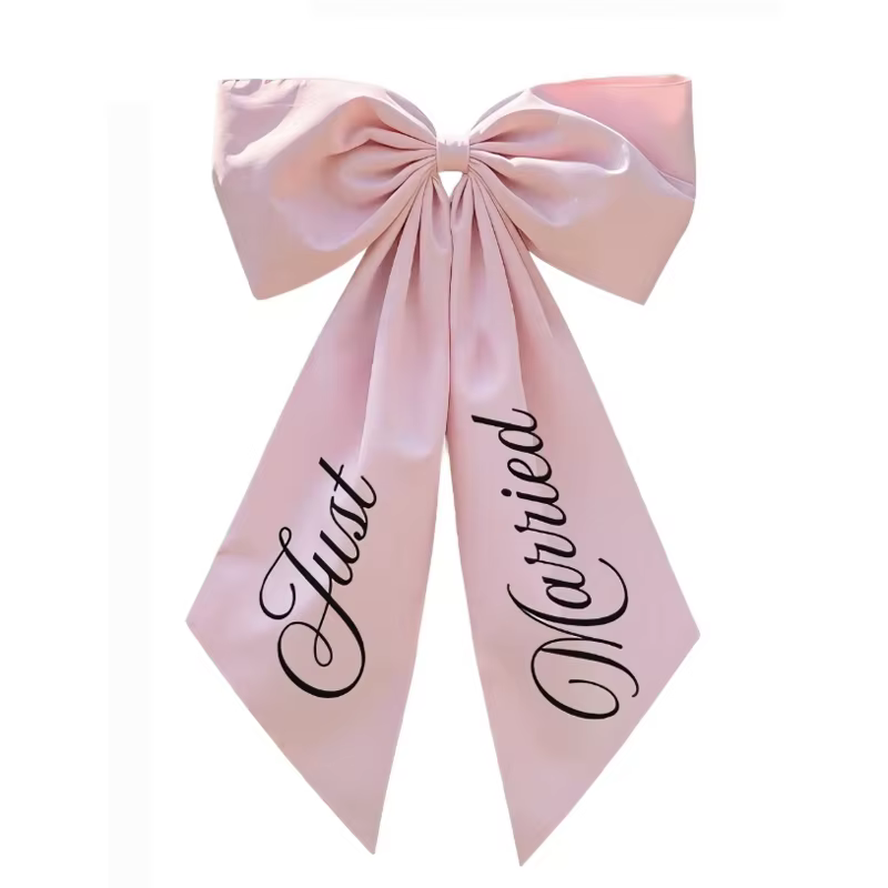 Accessoires de voiture et décorations murales élégantes pour mariage, fête prénuptiale, enterrement 