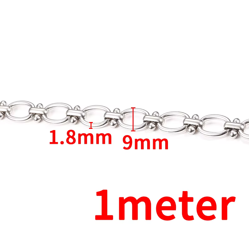 Bijoux faits à la main en acier inoxydable, fournitures exécutives, collier à breloques bricolage, a