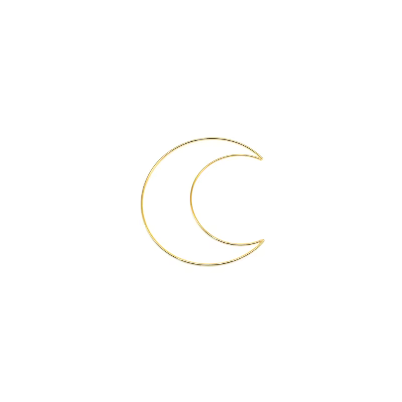 Cadre attrape-rêves, anneau circulaire, attrape-rêves fait à main, en métal, macramé, cerceau lune