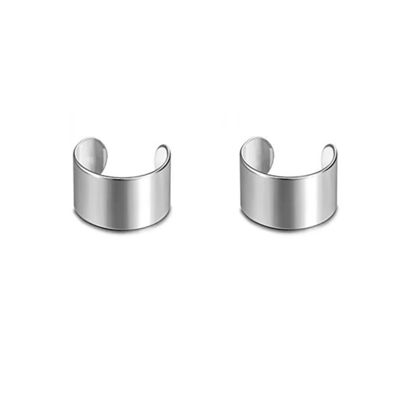 Mode exagérée grand cercle boucles d'oreilles pour femmes déclaration bijoux lisse cercle boucles d'