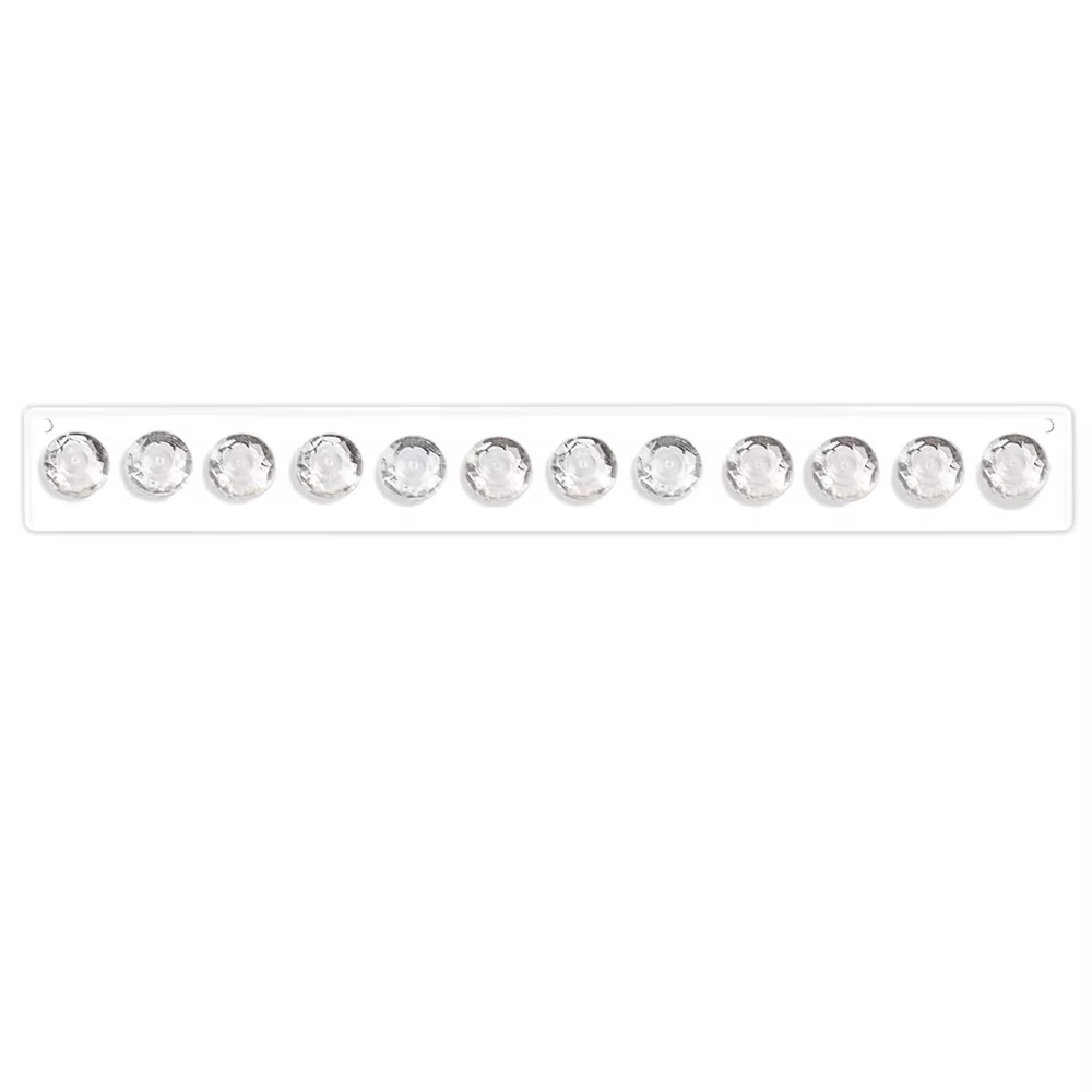 Cintres de collier porte-colliers en acrylique organisateur de bijoux mural porte-collier suspendu p