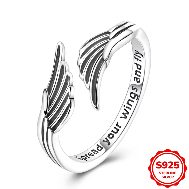 Bagues porte-bonheur originales en argent sterling 925, bague Amour Infini pour femme, bijoux de lux