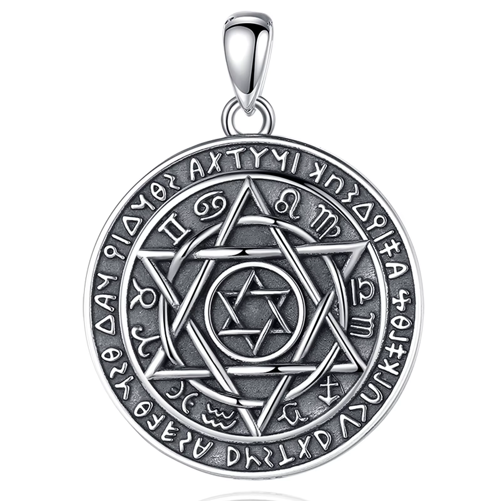 Eudora-Collier en argent regardé 925 avec pendentif kabbale pour homme et femme, amulette isman soig