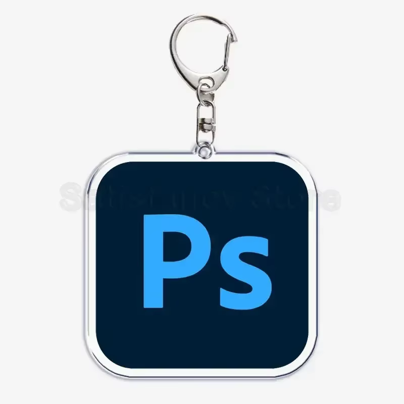 Porte-clés avec logo Llavero Office, logiciel créatif, clé de voiture PS PR Excel, accessoires JOfor