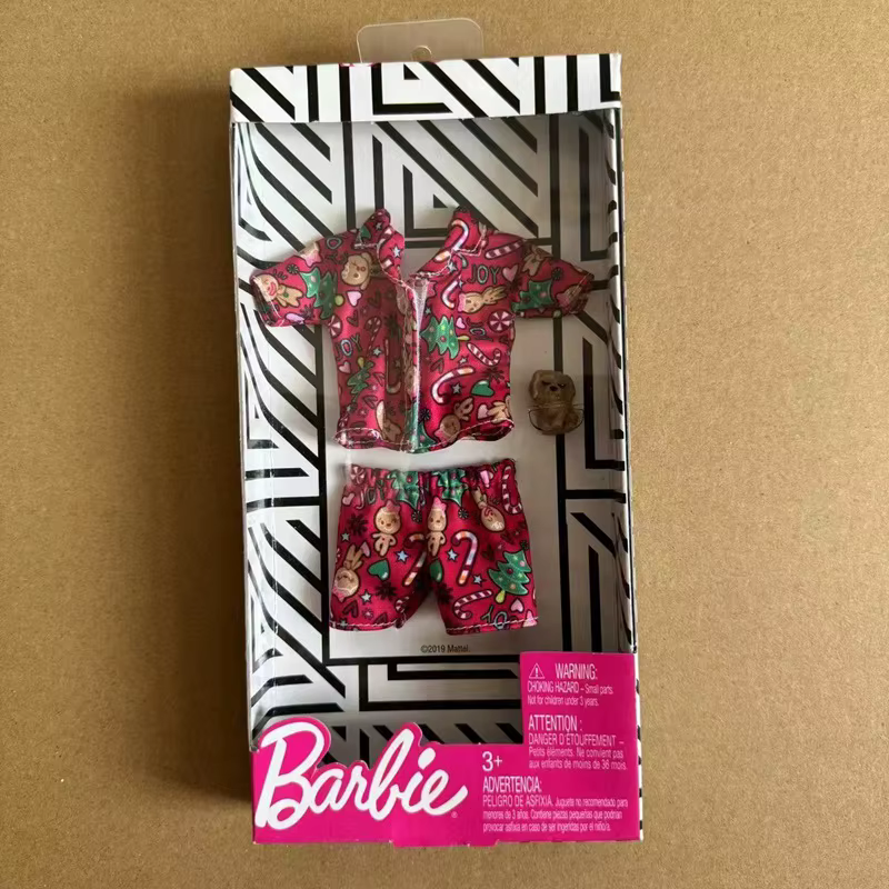Ensemble de vêtements de mode pour poupée Barbie authentique, déguisement de garde-robe, accessoires