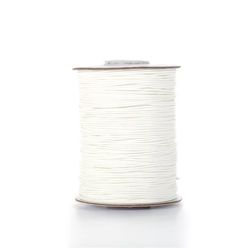 10yards 0.5mm 0.8mm 1mm 1.5mm 2mm cordon de coton ciré fil ciré cordon chaîne sangle collier corde p