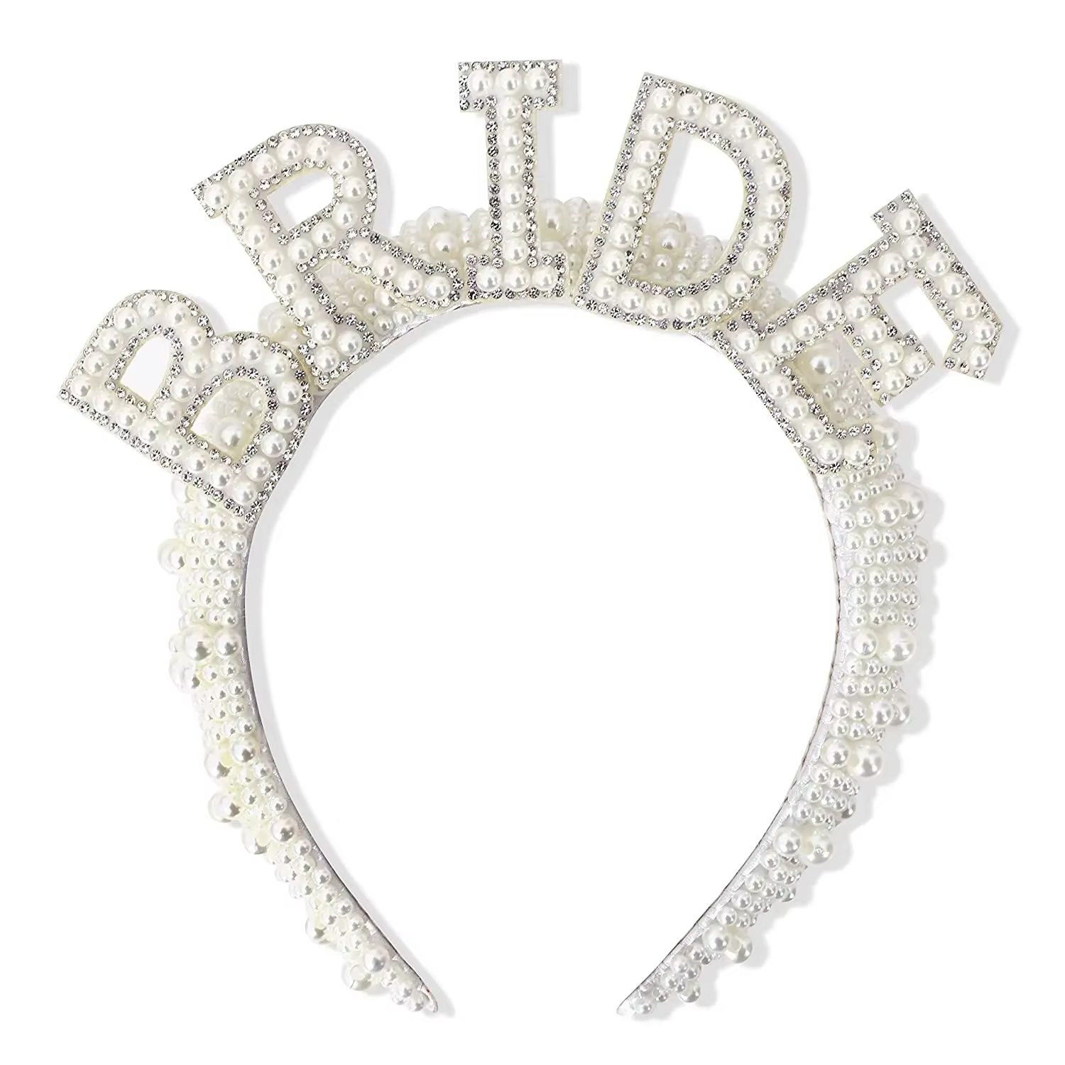 Couronne de perles pour future mariée, bande de sauna, enterrement de vie de jeune fille, douche de 