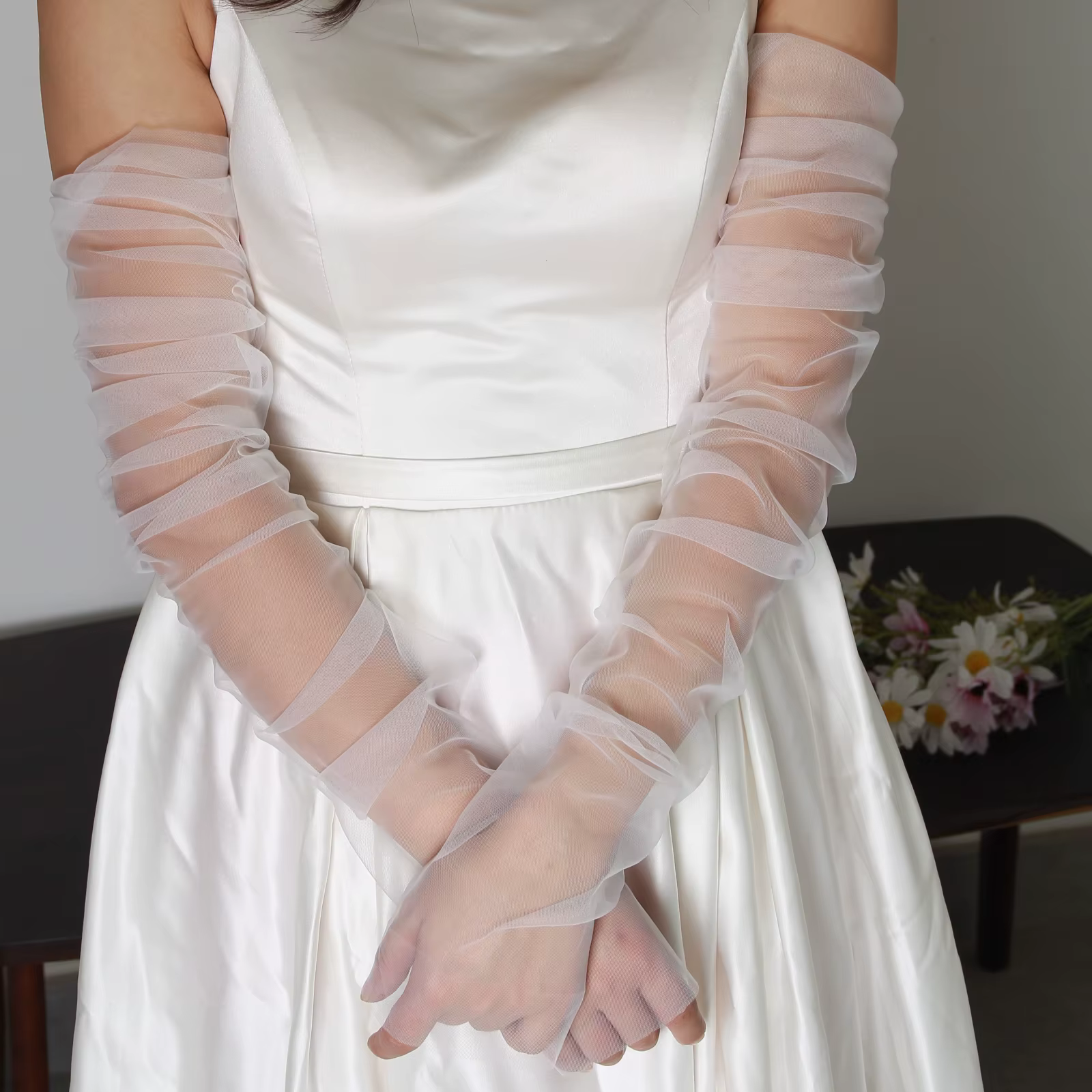 Accessoire de fixation de manches pour robe de mariée 20A, manches de bras pour femmes, gants de mar