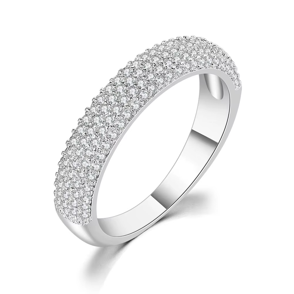 Bague Vintage couleur or pour femmes et hommes, anneau en cristal empilable, accessoires de mode, bi