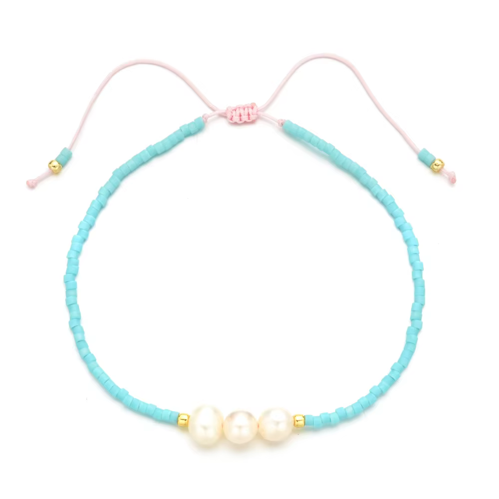 ZMZY mince Simple nouveau à la mode Chic naturel perle d'eau douce Bracelet à la main Miyuki graine 