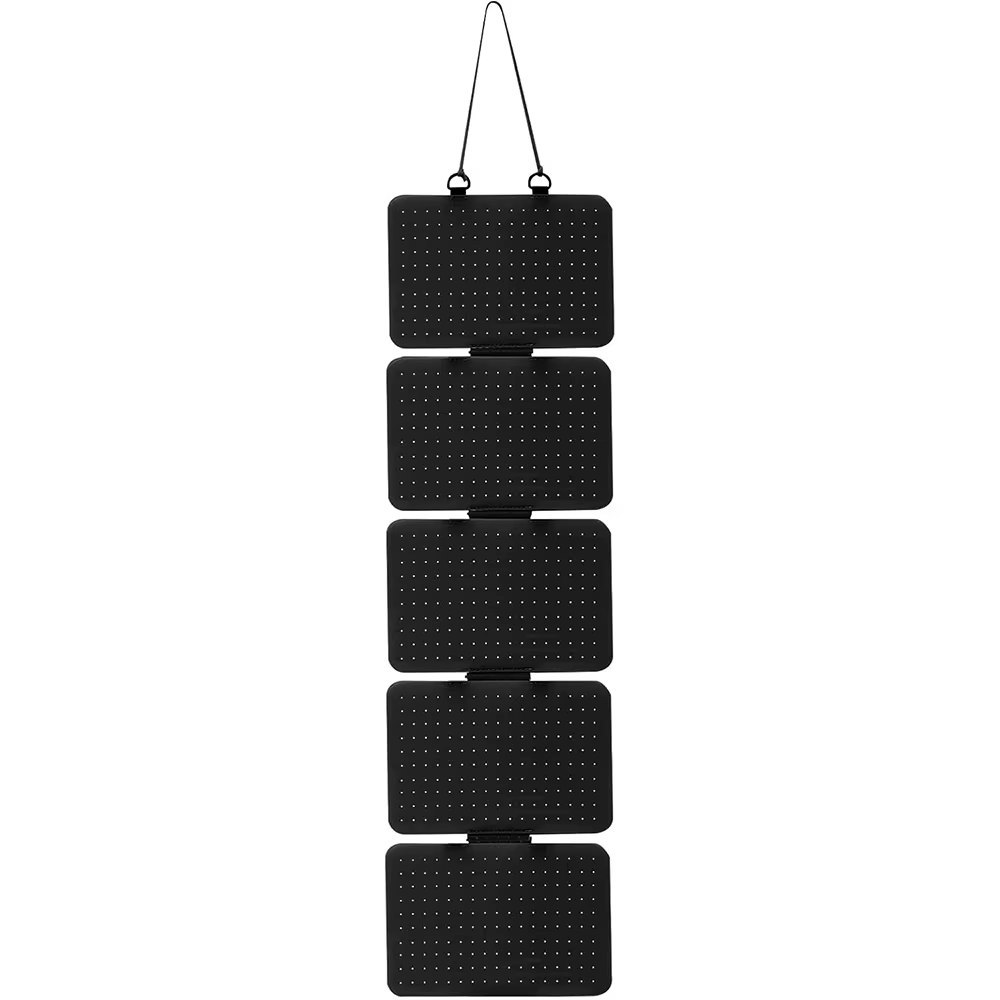 Organisateur de bijoux en feutre pliable, panneaux d'affichage de pendentif de boucle d'oreille à 5 