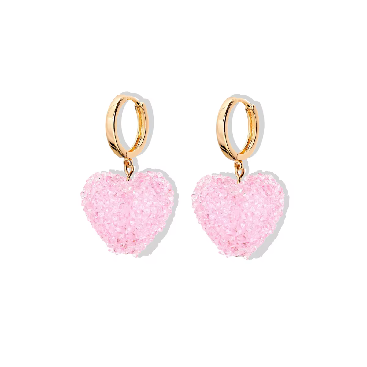 Boucles d'oreilles gommeuses Love pour femmes, boucles d'oreilles de luxe légères, niche, haut de ga