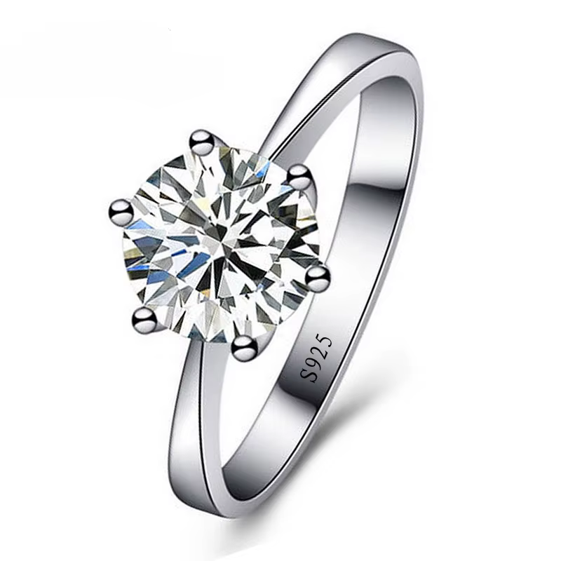 Bague de mariage romantique en argent Sterling 925 pour femmes, bijoux avec zircone cubique brillant