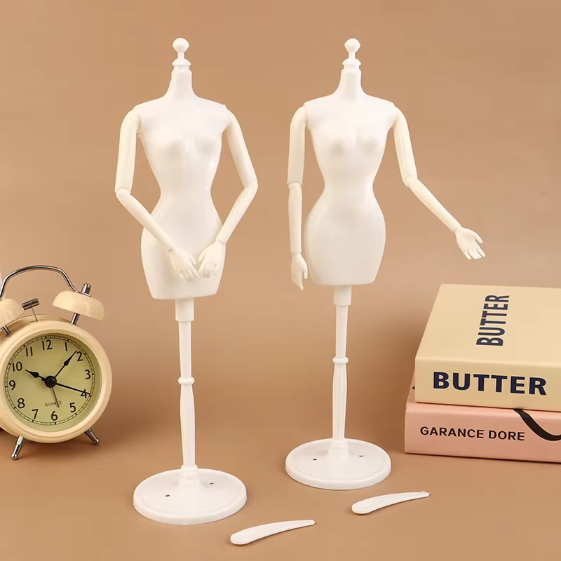 Forme de robe de poupée modèle humanoïde, support de mannequin de poupée 1:6, Support d'affichage de