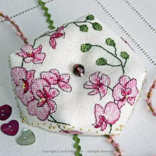 Set de couture pour broderie au point de croix, coussin à épingles, kits de point de croix comptés B