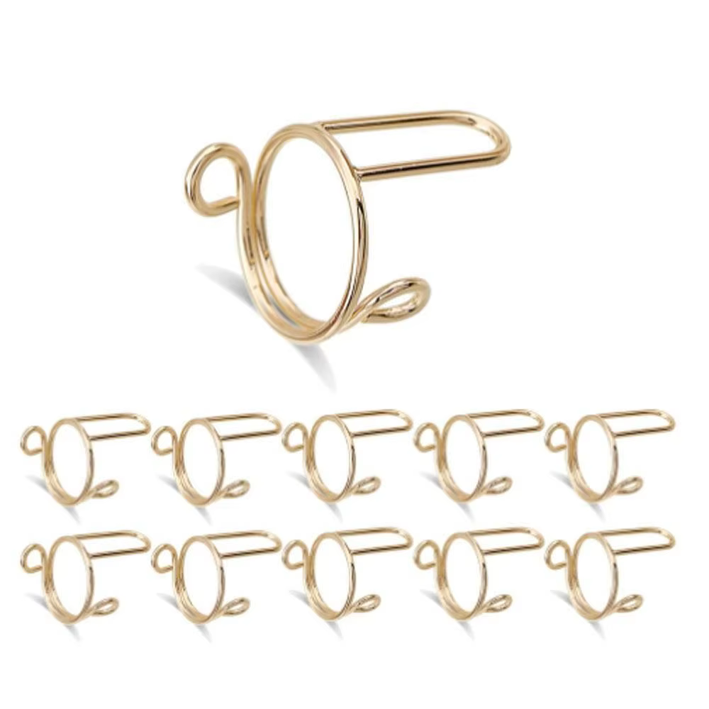 Bagues à Ongles Réutilisables en Argent pour Nail Art, Accessoire Causal, Parfait, Facile à Utiliser