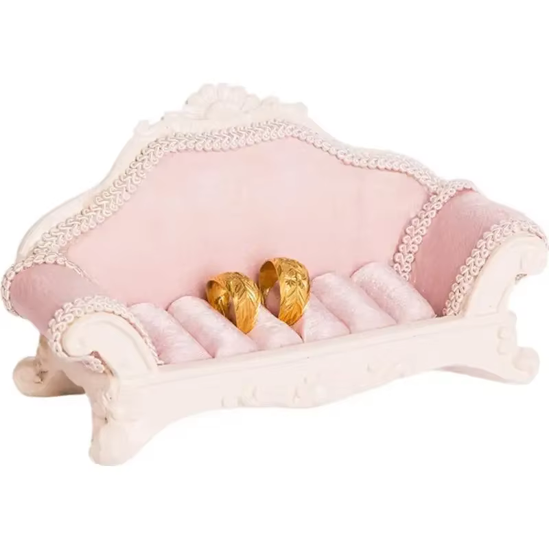 Support de présentation de bijoux, chaussures à talons hauts, figurine décorative de canapé, organis