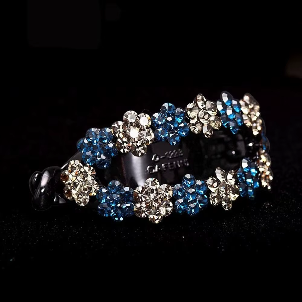 Accessoire Cheveux Fille Cadeau Élastique à Cheveux Strass Coiffe Femme Pince à Cheveux Coiffe Style