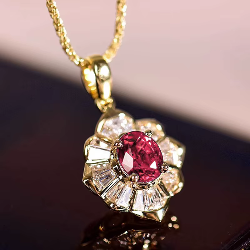 Huitan – collier à pendentif esthétique pour fiançailles, bijoux de fête élégants et brillants pour 