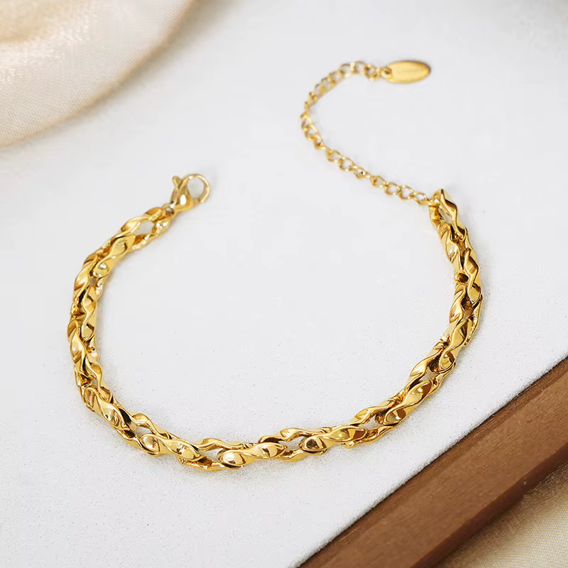 SION L-Ensembles de colliers et bracelets en acier inoxydable pour femmes et hommes, bijoux hip hop,