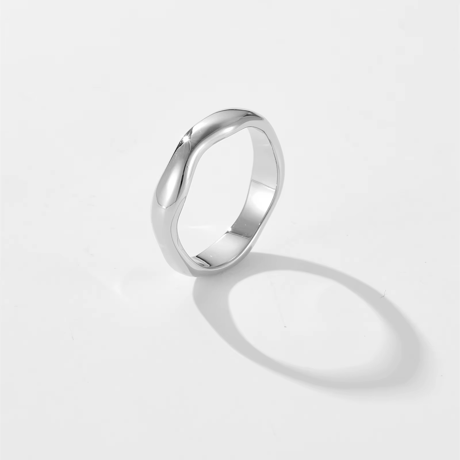 DPLAOPA – bague géométrique en argent Sterling 925 pour femmes, bijoux fins, cercle Rock Punk, cadea