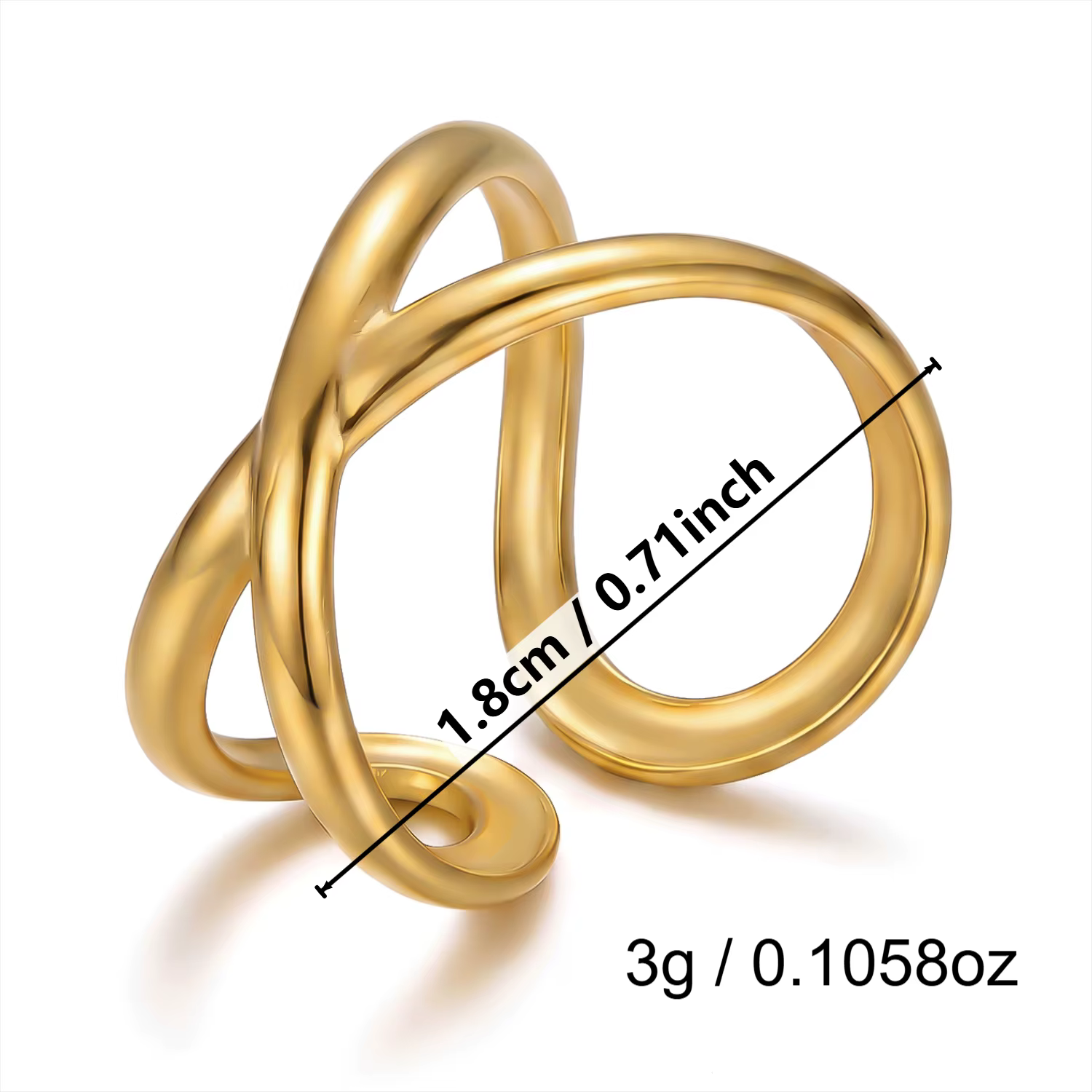 Bague empilable dorée vintage bohème pour femme, en acier inoxydable étanche, avec pierre soleil rét