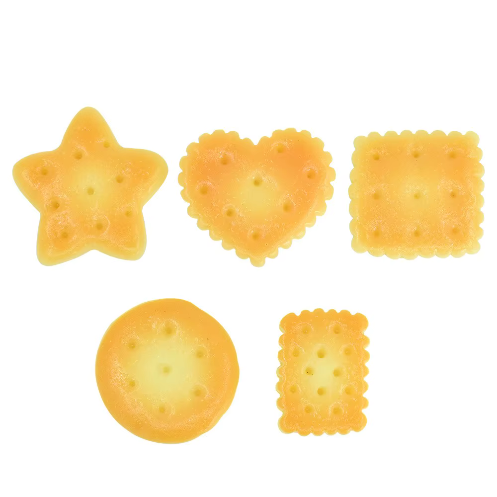 Biscuits de Simulation, jouets alimentaires miniatures, accessoires en résine DIY, accessoires de co