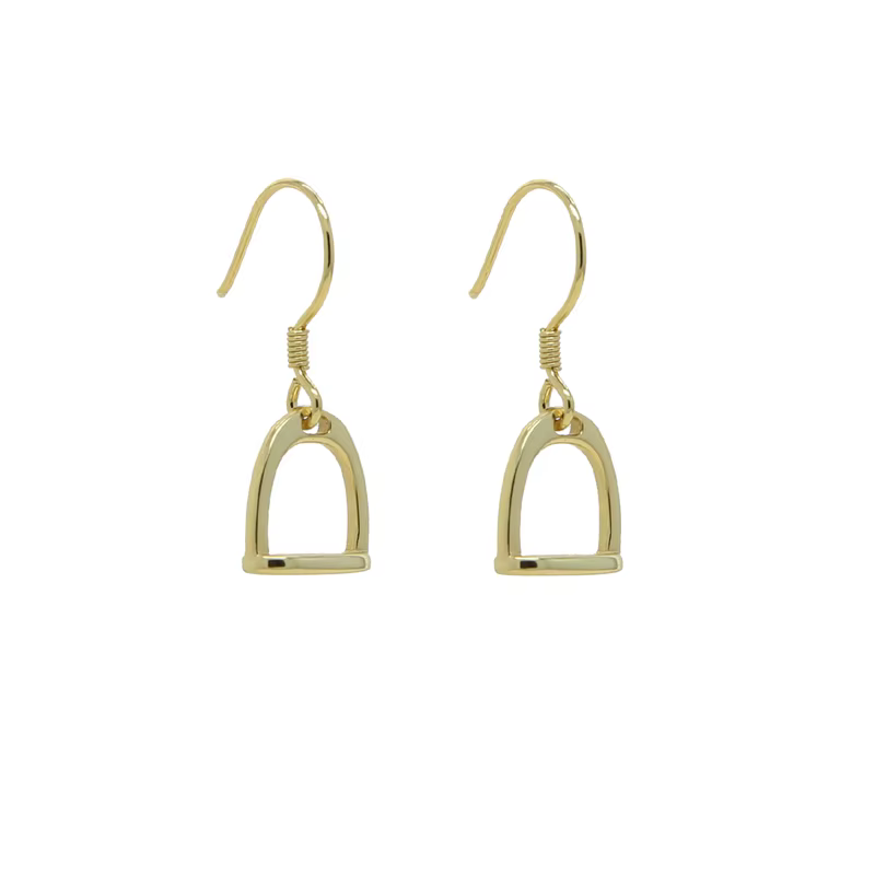 Boucles d'oreilles pendantes en argent regardé 2025 pour cheval équestre, bijoux scintillants, mors 