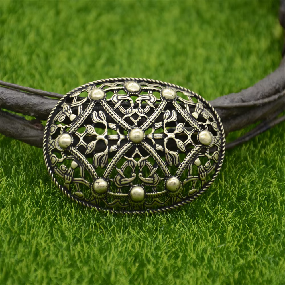 Broches Viking rétro nostalgique pour hommes, broche nœud, bijoux isman l'Arctique dents, broche vin