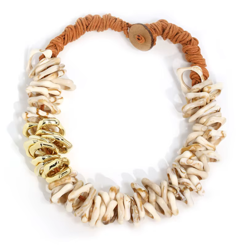 Collier de perles exagérées pour femmes, ras du cou fait à la main, bijoux de fête tendance