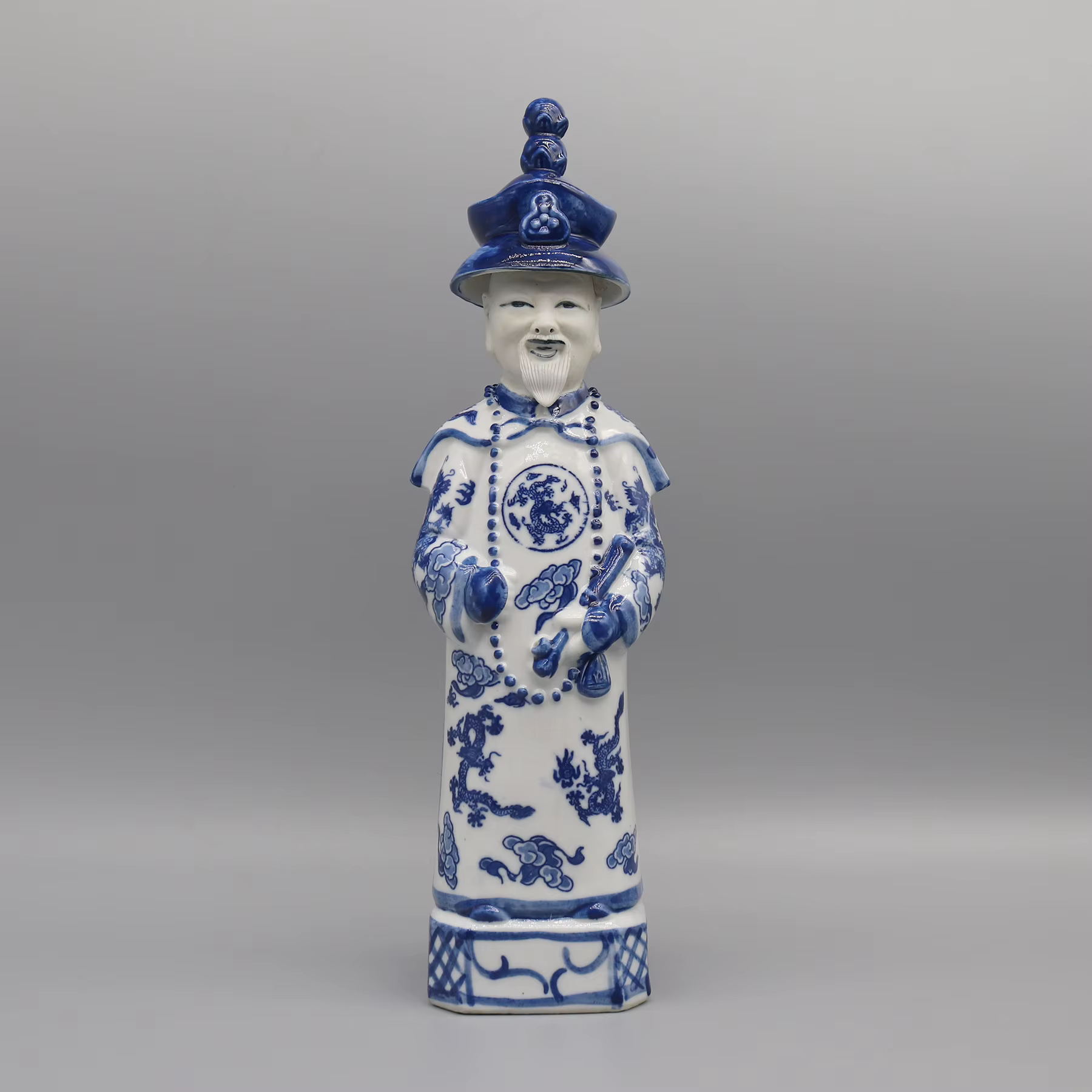 Figurine de l'empereur chinois Auckland, intensitions en céramique, accessoire de table, décoration 