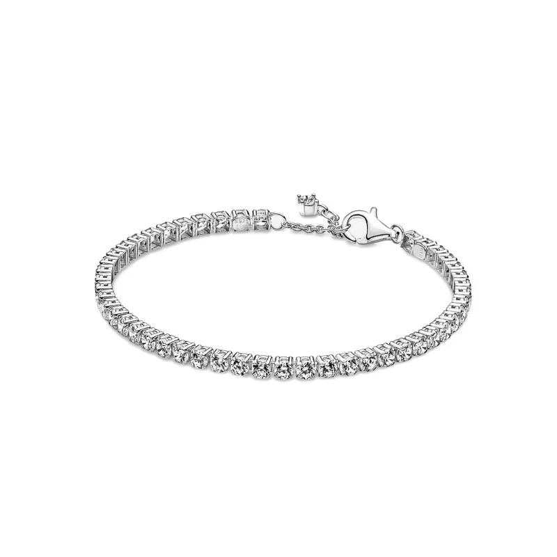 Nouveau Bracelet Chaîne Cœur Surélevé en Argent Sterling 925 Rouge, Rose et Blanc 2026 – Bijou Cadea
