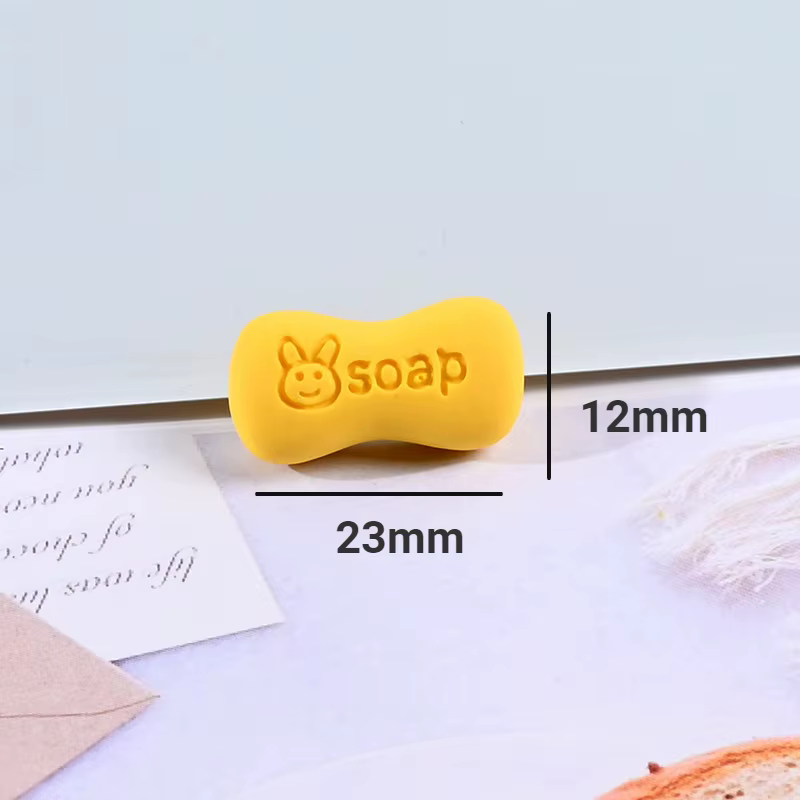 10 pièces Simulation savon résine Cabochon Flatback bijoux à bricoler soi-même faisant des accessoir