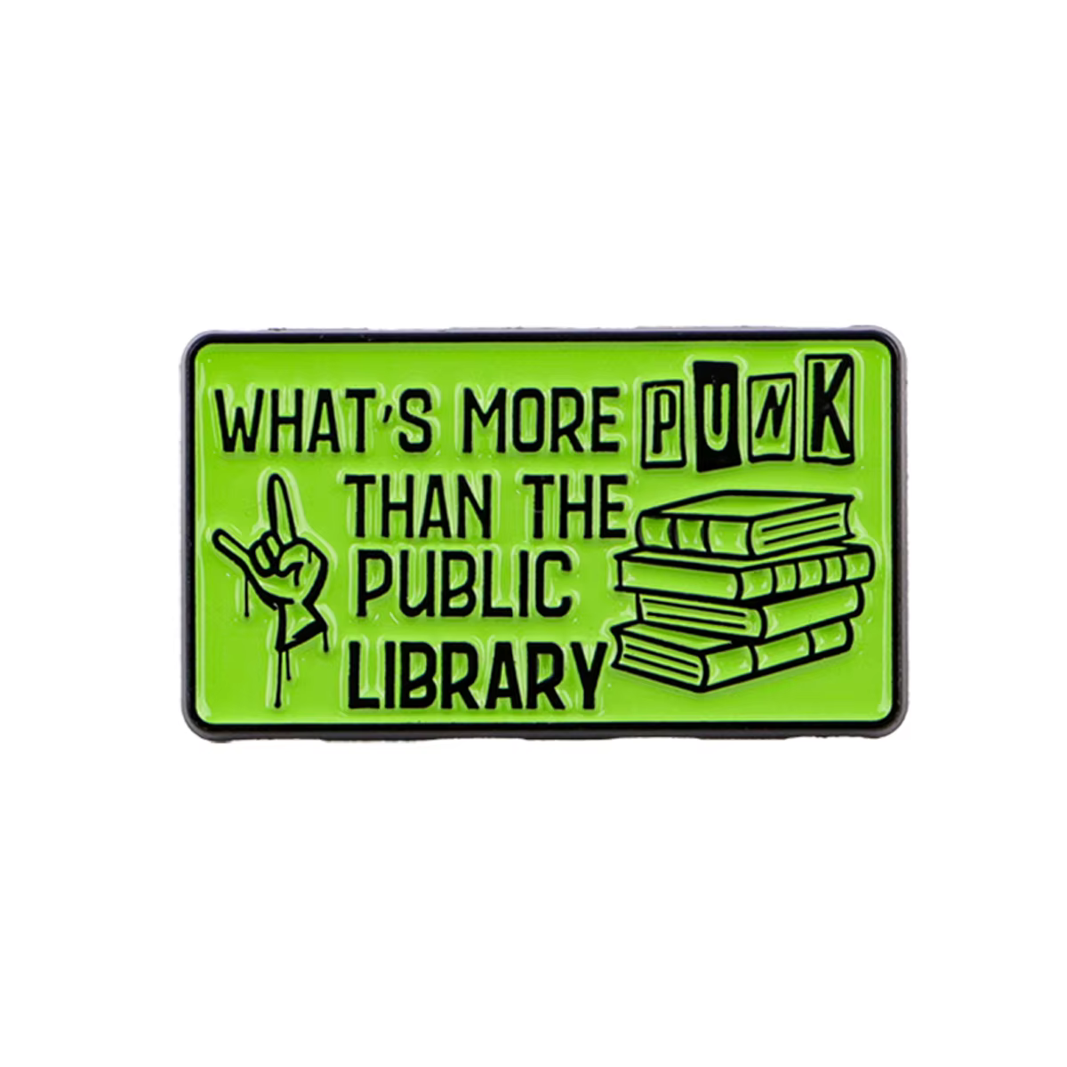 Épinglette en émail « Citations de livres » pour bibliothèque publique, broche, épingles de revers, 
