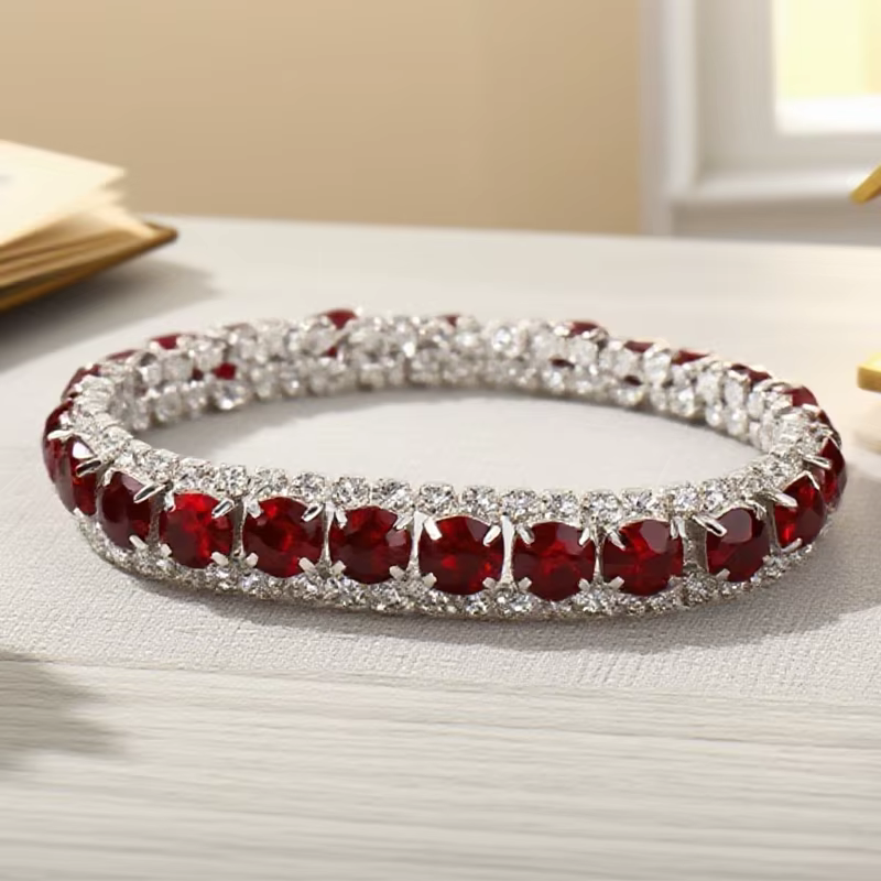 Dernière conception 925 en argent Sterling argent femmes bijoux classiques clair cubique Zircon Brac