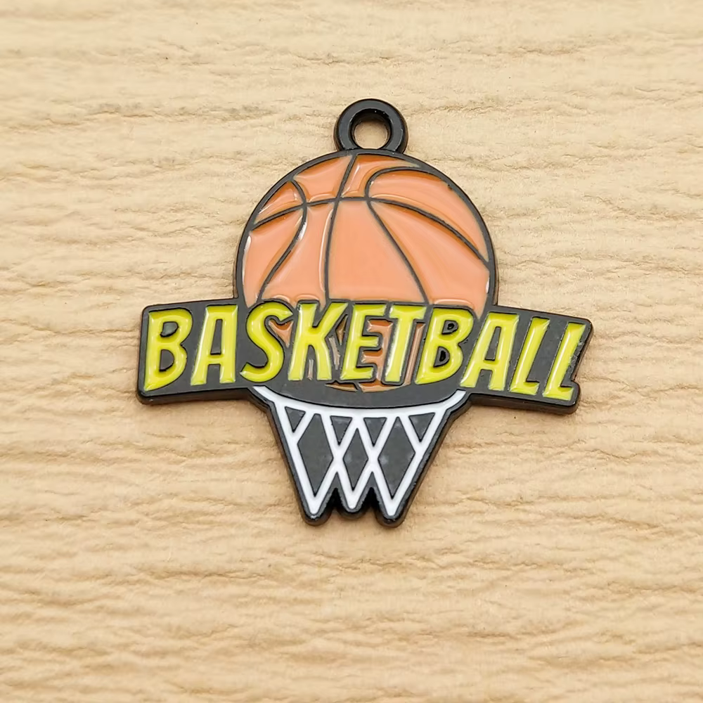 Breloques de basket-ball, accessoires de bijoux, bricolage, fabrication de collier, boucle d'oreille