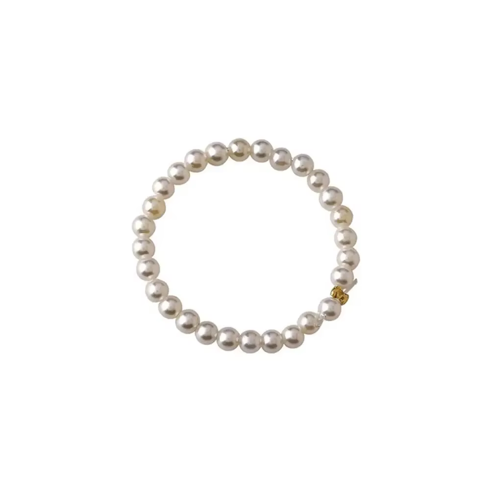 Bagues géométriques en perles simulées pour femmes, bague minimaliste, bijoux de fête vintage, cadea