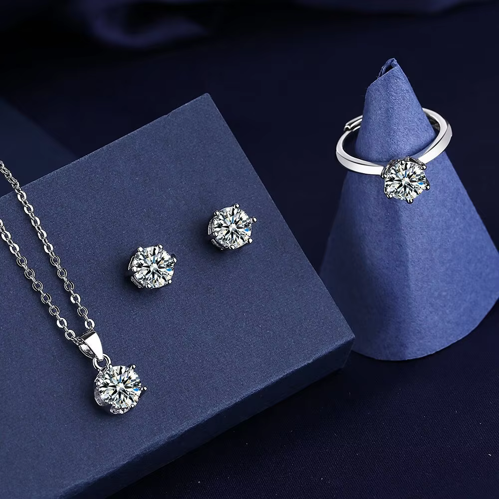 Ensemble de bijoux en argent Sterling 925, Zircon AAAAA, mode coréenne pour femmes, collier élégant,