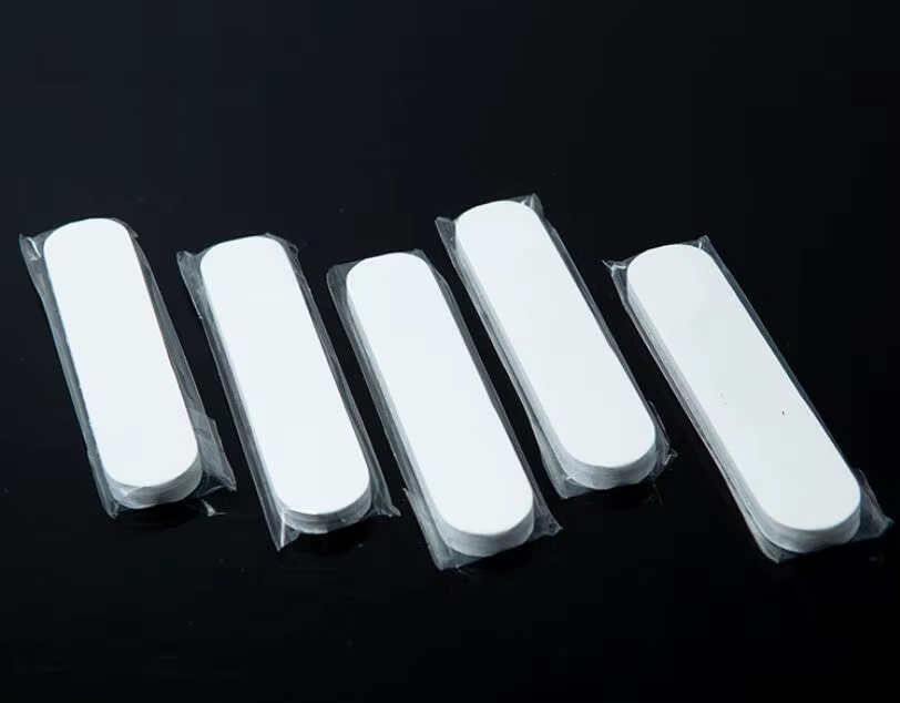 10 pièces 9x2x0.8cm argent or bijoux barre de polissage outils de nettoyage argent soin des ongles v