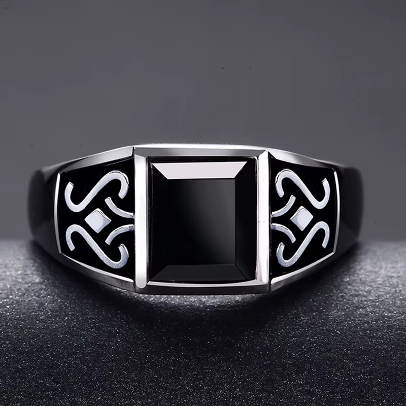 Nouvelle bague vintage en argent 925 pour homme et femme, bijoux simples en argent sterling, cadeau 