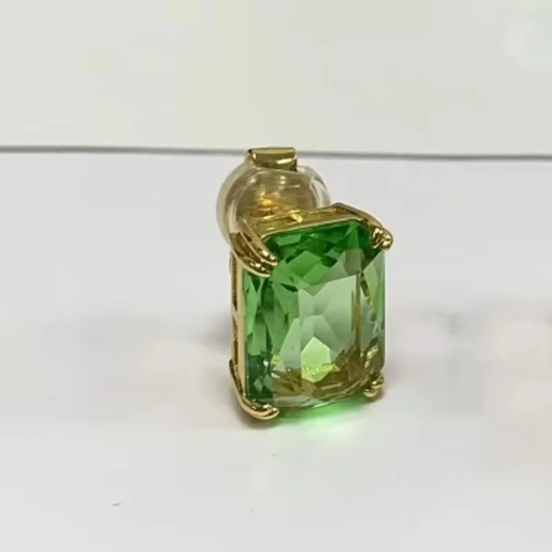 Breloques 2025 Original nouveau vert Zircon cristal colliers Bracelet de luxe bijoux fins pour les f