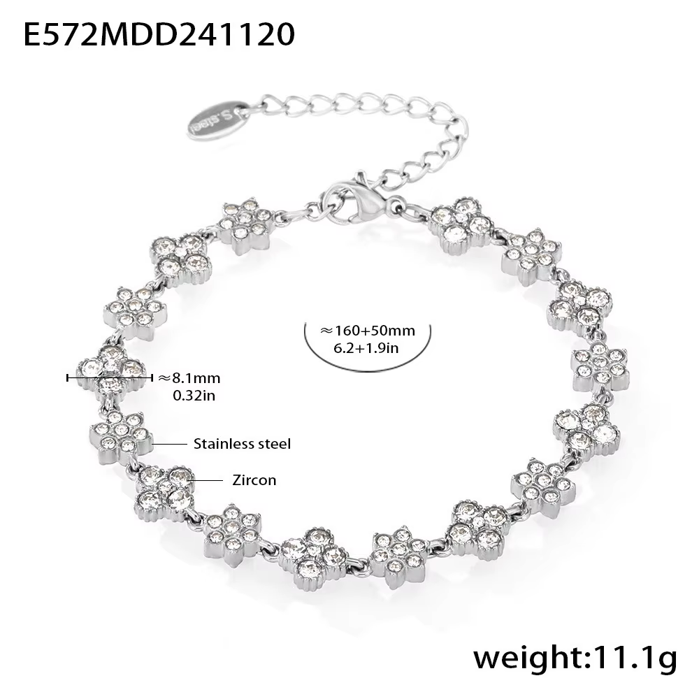 Amaiyllis-Bracelet Carré Long de Luxe observateur en Or 18K, Bijoux de Poignet Cubains à la Mode Hip