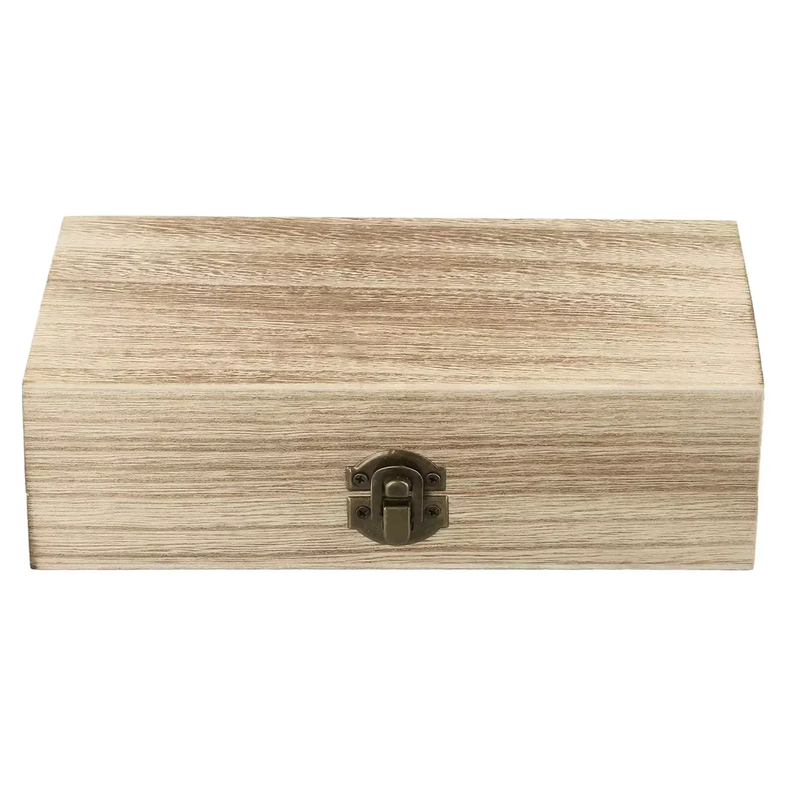Boîte de rangement de bijoux en bois rétro, boîte en bois Vintage avec serrure, organisateur de bure